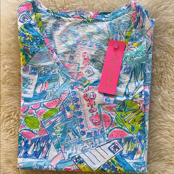 NWT Lilly Pulitzer Etta V-Neck Bundle Of Two - Picture 9 of 11